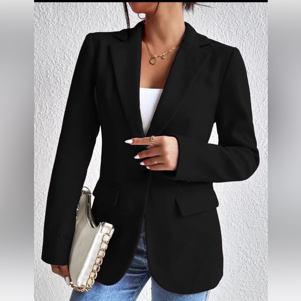 Sergio Hudson x Target 🎯 fitted Black Ladies Blazer - Picture 5 of 7